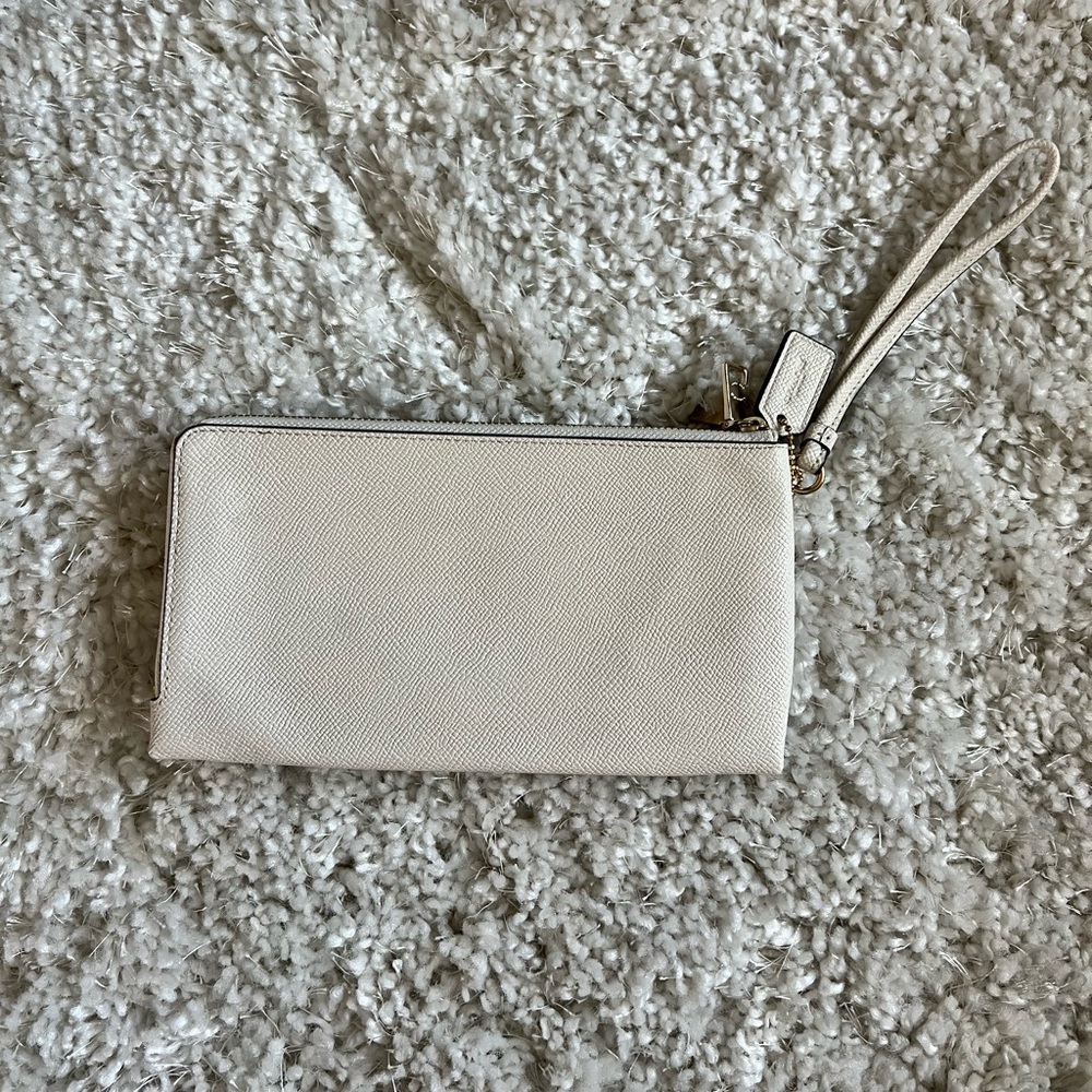 Coach large double corner zip wristlet wallet - Picture 2 of 16